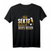 Mit Sekt Tanzt Sich's Besser - Lustiges Sekt T-Shirt für Feiern, Partys und festliche Anlässe