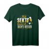 Mit Sekt Tanzt Sich's Besser - Lustiges Sekt T-Shirt für Feiern, Partys und festliche Anlässe