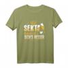 Mit Sekt Tanzt Sich's Besser - Lustiges Sekt T-Shirt für Feiern, Partys und festliche Anlässe