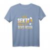 Mit Sekt Tanzt Sich's Besser - Lustiges Sekt T-Shirt für Feiern, Partys und festliche Anlässe