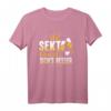 Mit Sekt Tanzt Sich's Besser - Lustiges Sekt T-Shirt für Feiern, Partys und festliche Anlässe