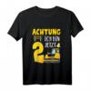 Kinder Achtung ich bin jetzt 2 Baustellenfahrzeug Minibagger T-Shirt  Perfektes Geschenk zum 2. Geburtstag für kleine Bauarbeiter und Baggerliebhaber