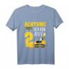 Kinder Achtung ich bin jetzt 2 Baustellenfahrzeug Minibagger T-Shirt  Perfektes Geschenk zum 2. Geburtstag für kleine Bauarbeiter und Baggerliebhaber