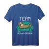 Team Home Office Faultier T-Shirt - Lustiges Berufsshirt für Heimarbeit, Weihnachten & Geburtstagsgeschenk für Faulpelze