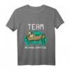 Team Home Office Faultier T-Shirt - Lustiges Berufsshirt für Heimarbeit, Weihnachten & Geburtstagsgeschenk für Faulpelze