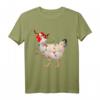Lustiges Huhn Weihnachten T-Shirt - Perfektes Geschenk für Hühner- und Vogel-Liebhaber zu Weihnachten für Kinder, Erwachsene & Familien