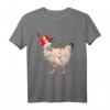 Lustiges Huhn Weihnachten T-Shirt - Perfektes Geschenk für Hühner- und Vogel-Liebhaber zu Weihnachten für Kinder, Erwachsene & Familien