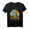 Mele-Kalikimaka Retro Hawaii T-Shirt mit Santa Shaka - Perfekt für Weihnachten, Sommerurlaub und Hawaii-Fans