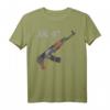 AK-47 Sturmgewehr Kalashnikov Diagramm T-Shirt  Hochdetailliertes Waffendiagramm für Waffenliebhaber & Shooter-Fans