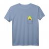 Avocado in Brusttasche - Humorvolles Veganer Vegetarier T-Shirt für Fitness & gesunden Lebensstil, perfekte Geschenkidee