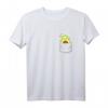 Avocado in Brusttasche - Humorvolles Veganer Vegetarier T-Shirt für Fitness & gesunden Lebensstil, perfekte Geschenkidee