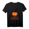 Happy Halloween Kürbis Zombie Katze Vampir Kostüm T-Shirt  Lustiges Halloween Outfit für Damen, Herren & Kinder auf Partys