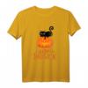 Happy Halloween Kürbis Zombie Katze Vampir Kostüm T-Shirt  Lustiges Halloween Outfit für Damen, Herren & Kinder auf Partys