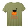 Happy Halloween Kürbis Zombie Katze Vampir Kostüm T-Shirt  Lustiges Halloween Outfit für Damen, Herren & Kinder auf Partys