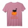 Happy Halloween Kürbis Zombie Katze Vampir Kostüm T-Shirt  Lustiges Halloween Outfit für Damen, Herren & Kinder auf Partys