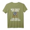 Wer Trifft Ist Nur Zu Faul Zum Suchen - Lustiges Bogenschützen T-Shirt für Hobby- und Profischützen