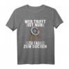 Wer Trifft Ist Nur Zu Faul Zum Suchen - Lustiges Bogenschützen T-Shirt für Hobby- und Profischützen