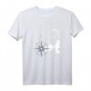Elba Mittelmeer Insel Koordinaten Karte Urlaub T-Shirt  Perfektes Souvenir für Insel- und Strandliebhaber