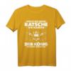 Der König Möchte Schaffen - Gerüstbauer T-Shirt mit Humor, perfektes Arbeits- und Geschenkdesign für Bauarbeiter