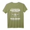 Der König Möchte Schaffen - Gerüstbauer T-Shirt mit Humor, perfektes Arbeits- und Geschenkdesign für Bauarbeiter
