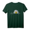 Margeriten, Herzschlag, Blume, Blüte - Florales T-Shirt für Blumen- und Naturliebhaber, ideal als Geschenk zum Muttertag, Valentinstag & Geburtstag