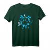 Hunde- und Hundepfoten-Design Blau T-Shirt  Perfektes Geschenk für Hundeliebhaber und Hundebesitzer