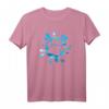 Hunde- und Hundepfoten-Design Blau T-Shirt  Perfektes Geschenk für Hundeliebhaber und Hundebesitzer