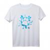 Hunde- und Hundepfoten-Design Blau T-Shirt  Perfektes Geschenk für Hundeliebhaber und Hundebesitzer