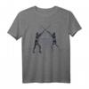 HEMA Schwertkampf T-Shirt mit Duellmotiv  Für Fechter, Tjoster & Kampfsportfans der Europäischen Kampfkünste