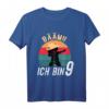 Kinder Dabbing Geburtstagsshirt für 9 Jahre Jungen  Perfekt für den Kindergeburtstag mit Zahl Neun & Dabbing-Motiv