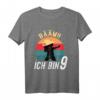 Kinder Dabbing Geburtstagsshirt für 9 Jahre Jungen  Perfekt für den Kindergeburtstag mit Zahl Neun & Dabbing-Motiv