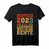 Rentner 2023 T-Shirt - Lustiges Ruhestand Geschenk & Dekoration für Rentnerinnen und Rentner zum Renteneintritt