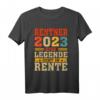 Rentner 2023 T-Shirt - Lustiges Ruhestand Geschenk & Dekoration für Rentnerinnen und Rentner zum Renteneintritt