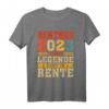 Rentner 2023 T-Shirt - Lustiges Ruhestand Geschenk & Dekoration für Rentnerinnen und Rentner zum Renteneintritt