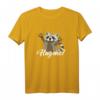Niedliches Waschbär T-Shirt mit Spruch 'Hug me'  Perfekt für Waschbär Liebhaber und Damen, ideale Geschenkidee