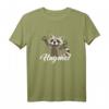 Niedliches Waschbär T-Shirt mit Spruch 'Hug me'  Perfekt für Waschbär Liebhaber und Damen, ideale Geschenkidee