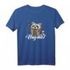Niedliches Waschbär T-Shirt mit Spruch 'Hug me'  Perfekt für Waschbär Liebhaber und Damen, ideale Geschenkidee
