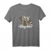 Niedliches Waschbär T-Shirt mit Spruch 'Hug me'  Perfekt für Waschbär Liebhaber und Damen, ideale Geschenkidee