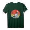 Retro Vintage Sonnenuntergang Taube T-Shirt  Buntes 80er-Jahre Design für Taubenliebhaber, Männer & Frauen, ideal als Geschenk