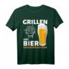 Lustiges Grill & Bier T-Shirt  Perfektes Geschenk für Grillfans und Bierliebhaber bei Sommerfesten, Geburtstagen & Weihnachten