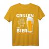 Lustiges Grill & Bier T-Shirt  Perfektes Geschenk für Grillfans und Bierliebhaber bei Sommerfesten, Geburtstagen & Weihnachten