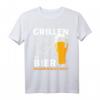 Lustiges Grill & Bier T-Shirt  Perfektes Geschenk für Grillfans und Bierliebhaber bei Sommerfesten, Geburtstagen & Weihnachten