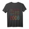 Legendär Seit 2008 - 13. Geburtstag Geschenk T-Shirt für Jungen und Mädchen, Retro Vintage Design für Teenager