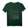 Legendär Seit 2008 - 13. Geburtstag Geschenk T-Shirt für Jungen und Mädchen, Retro Vintage Design für Teenager