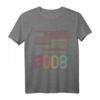 Legendär Seit 2008 - 13. Geburtstag Geschenk T-Shirt für Jungen und Mädchen, Retro Vintage Design für Teenager