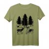 Waldtiere & Hirsche T-Shirt  Perfektes Geschenk für Jäger, Förster & Naturfreunde zu Weihnachten & Geburtstagen