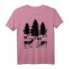 Waldtiere & Hirsche T-Shirt  Perfektes Geschenk für Jäger, Förster & Naturfreunde zu Weihnachten & Geburtstagen