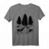 Waldtiere & Hirsche T-Shirt  Perfektes Geschenk für Jäger, Förster & Naturfreunde zu Weihnachten & Geburtstagen