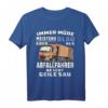 IMMER MÜDE MEISTENS BLAU ABFALLFAHRER - Lustiges Müllfahrer T-Shirt für Müllmänner & Abfallfahrer, perfekt als Geschenk zum Geburtstag, Weihnachten & Vatertag