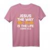 Christliches Bibelvers Johannes 14:6 T-Shirt - Inspirierendes Design mit Jesus, Weg, Wahrheit und Leben für Gläubige und Geburtstagsgeschenke